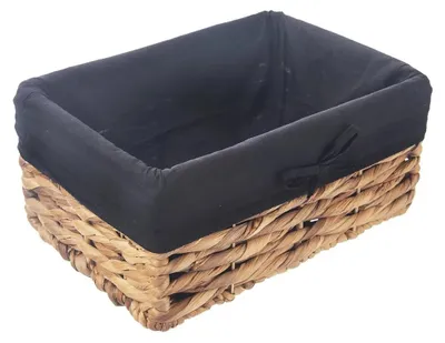 Zdjęcie produktu dla Koszyk do przechowywania - Koszyk - Wymiary: 30 x 20 x 14 cm - Do przechowywania - Czarny