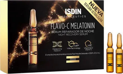 Produktbild von ISDINCEUTICS Flavo-C Melatonin Ampullen 30 x 2 ml