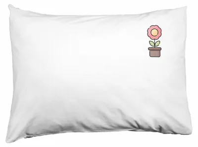 Kissenhülle 50 x 35 cm Weiß 100 % Polyester mit Reißverschluss