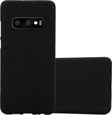 Produktbild von Cadorabo Schutzhülle für Samsung Galaxy S10e Hülle in Schwarz Handyhülle TPU Etui Cover Case