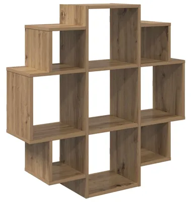 Produktbild von vidaXL Wandregal Artisan-Eiche 90 x 25 x 90 cm Holzwerkstoff