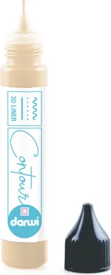 Produktbild von DARWI 6x Glasmalfarben-Applikatorflasche 30ML Gold- DA0690030050C