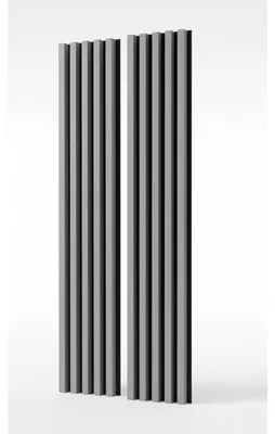 Productafbeelding van Akoestisch paneel - Houten wandpanelen MDF - 53 x 240 cm - Arctisch grijs