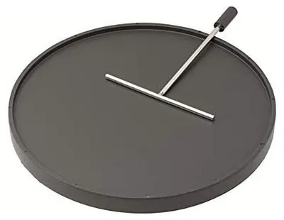 Productafbeelding van Grill- en Crepeplaat - Gietaluminium met anti-aanbaklaag - Zwart - 24 cm