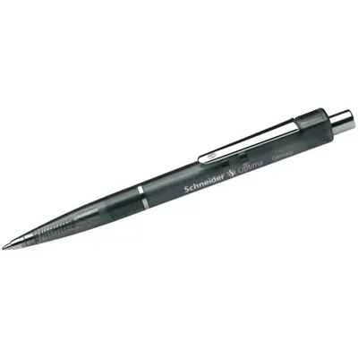 Obrázek produktu pro Schneider Schreibgeräte Optima, Spona, Zasouvací propiska se sponou, Doplnitelný, Černá, 10 kusů, Střední