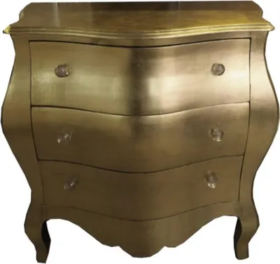 Obrázok produktu pre Casa Padrino Baroková komoda Zlatá 105 x 64 x 92,5 cm - Ručne vyrábaný unikát