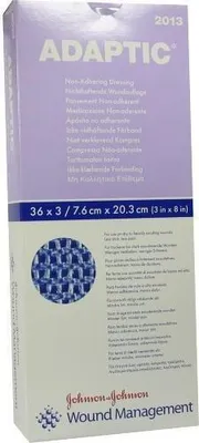 Produktbild von Adaptic 7,6x20,3 cm feuchte Wundauflage 2013 36X3 St