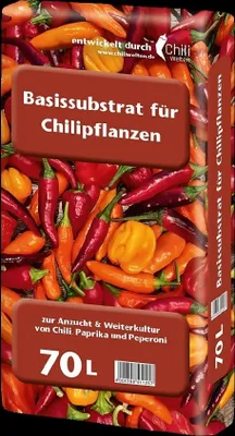 Produktbild von Floragard Basissubstrat für Chilipflanzen 70 L