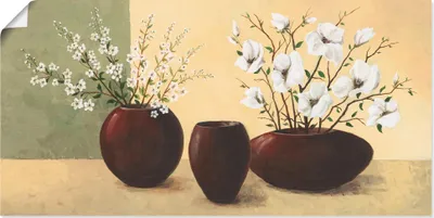 Produktbild von ARTland Poster Magnolien Größe: 60x30 cm