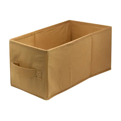 Image de Lavita Storage Box | Boîtes de rangement pliables 15 x 31 x 15 cm | Organiseur de tiroirs Box| Systèmes de rangement pour vêtements | Rangement et organisation des vêtements | Marron clair | 1 pièce