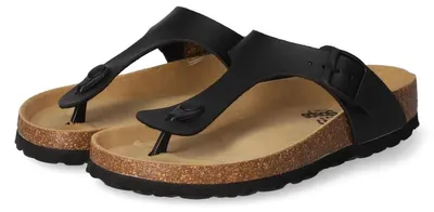 Produktbild von Soft Steps Damen Zehentrenner Schwarz Synthetik Größe: 39