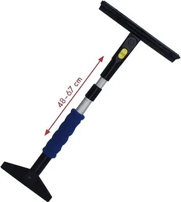 Image de MAX4CAR Fouet 15 cm Racloir à glace, avec manche télescopique, tête