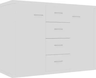 Produktbild von vidaXL Sideboard Weiß 88x30x65 cm Holzwerkstoff