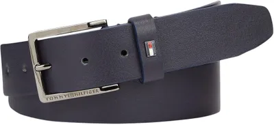 Obrázek produktu pro Pánský kožený pásek Tommy Hilfiger, model Oliver, barva: tmavě modrá (Space Blue), délka: 80 cm