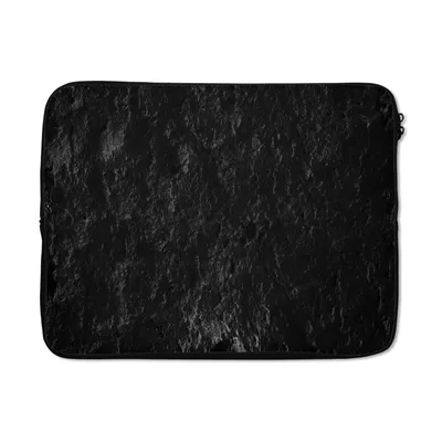 Produktbild von MuchoWow® Laptop Hülle 17 Zoll Laptoptasche Schwarz - Weiß - Höhle - Stein - Natur - Zipper - Schutzabdeckung