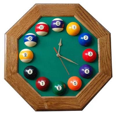 Produktbild von Billard Wanduhr -- 1 Stck