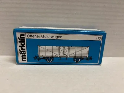 Produktbild von MÄRKLIN H0 offener Güterwagen m. Beladung 600090 Würtemberg 4795 Musuem 1990