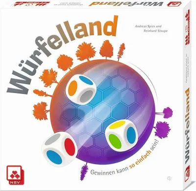 Produktbild von Nürnberger-Spielkarten Würfelland - Gewinnen kann so einfach sein