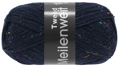 Produktbild von Meilenweit 100 Tweed 112 | Nachtblau