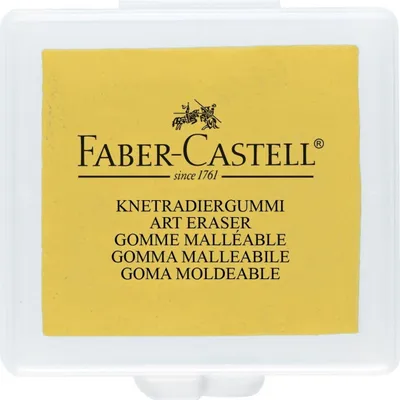 Produktbild von Knetradierer Art Eraser gelb/rot/blau Kunststoffbox Packung mit 18 Stück