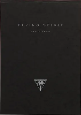 Produktbild von Clairefontaine 5x Flying Spirit Block geleimt A4 90g 50 Blatt - Schwarz 975807C