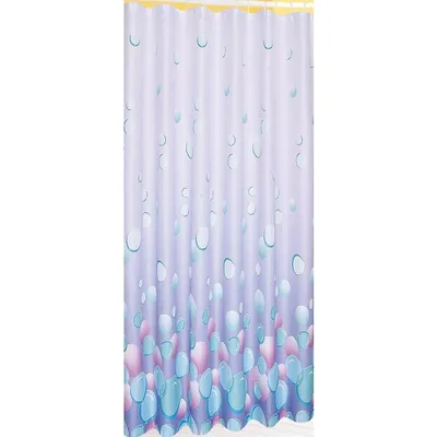 Image de Rideau de douche 180x180cm, polyester, lilas clair