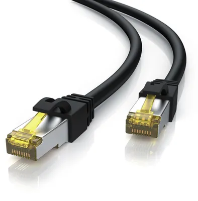 Zdjęcie produktu dla Zewnętrzny kabel krosowy Primewire - CAT 7 - z IP66 - 10 Gbit/s - ekranowanie S/FTP PiMF - kabel sieciowy - 30m