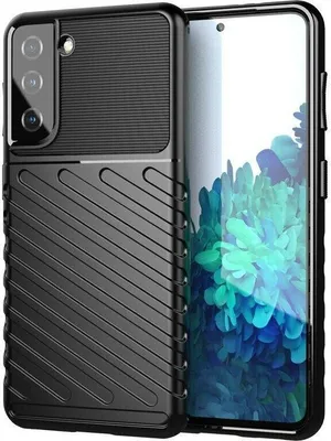 Produktbild von Gepanzerte Thunder Bumper Handy Hülle kompatibel mit Samsung Galaxy S24 schwarz