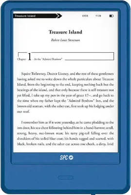 Zdjęcie produktu dla SPC Dickens Light 2 Pro, 15,2 cm (6"), E Ink Carta, 1024 x 758 px, CHM, DOC, EPUB DRM, FB2, HTML, MOBI, PDF, RTF, TXT, BMP, GIF, JPG, PNG, PDF to TXT