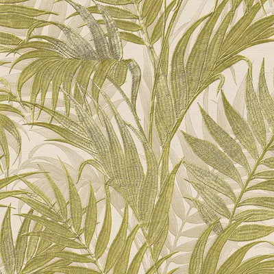 Produktbild von Profhome GR322104-DI Florale Tapete schimmernd beige gelb-grün 5,33 m2