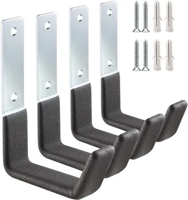 Produktbild von Stahl-Garage-Haken, multifunktioneller Stahl-Garage-Organizer, heavy-duty Garage-Organizer, stahlerner Wandhaken