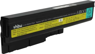 Produktbild von vhbw Akku kompatibel mit IBM Lenovo ThinkPad T60p 2008, T60p 2009, T60p 2613, T60p 2623, T60p 2007, T61, T60p 2637 Notebook (4400 mAh, 10,8 V, Li-Ion)