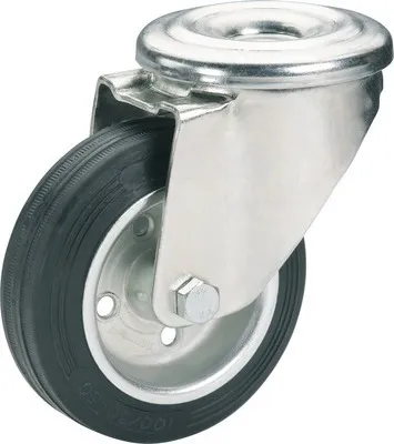 Produktbild von Tarrox Lenkrolle 100x30 mm mit Vollgummireifen bis 75 kg