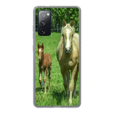 Produktbild von MuchoWow® Handyhülle Schutzhülle Hülle für Samsung Galaxy S20 FE Pferd - Fohlen - Tiere Silikon Softcase Handy Hülle - Abdeckung