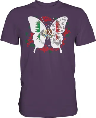 Produktbild von Mexico Schmetterling T-Shirt – Urban Purple / XL