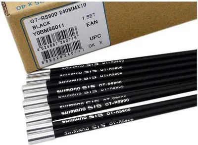 Produktbild von SHIMANO DURA-ACE OT-RS900 Schaltzugaußenhülle 10 Stk., Schwarz