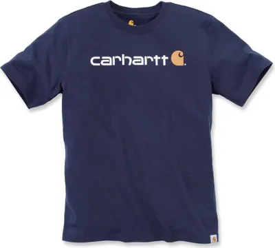 Produktbild von CARHARTT Core Logos/S T-Shirt Marineblau T.XXL - S1103361412XXL