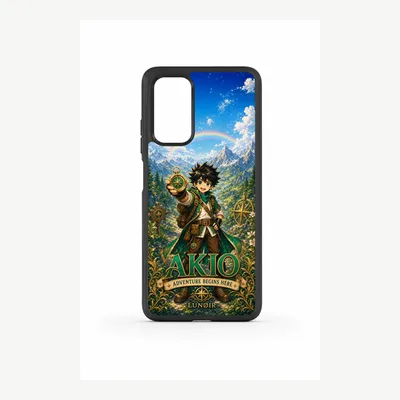 Produktbild von Xiaomi Redmi Note 10 4G Hülle Handyhülle Schutzhülle Case mit Akio Motiv – LUNØIR ©