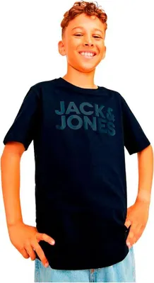 Produktbild von Jack & Jones Corp Logo Kurzarm-t-shirt Blau 10 Years Jungen Blau 10 Years