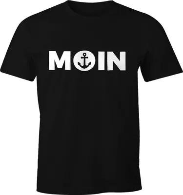 Produktbild von Cooles Herren T-Shirt Moin mit Anker Shirt Moonworks® 4XL