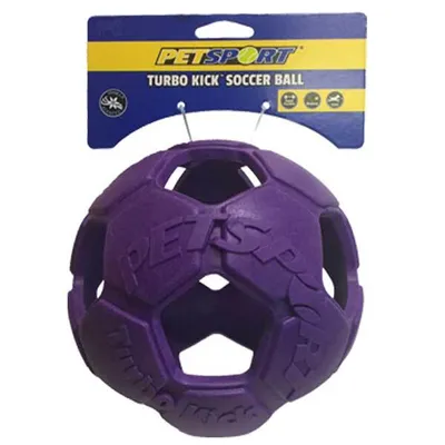 Obrázek produktu pro Fotbalový míč PETSPORT Turbo Kick - 6,25 cm - fialový