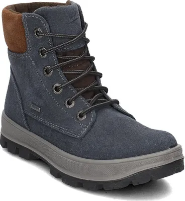 Produktbild von Superfit Kinder Schnürstiefeletten Winterboots TEDD Blau wasserfest Größe: 32