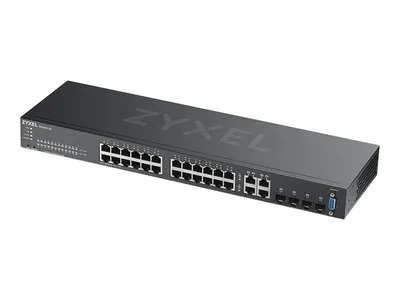 Produktbild von Zyxel GS2220-28-EU0101F Netzwerk-Switch Managed L2 Gigabit Ethernet (10/100/1000) Schwarz