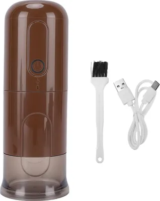 Obrázek produktu pro Elektrický mlýnek na kávu Odnímatelný přenosný mlýnek na kávu pro hotely, kempování, domácnosti