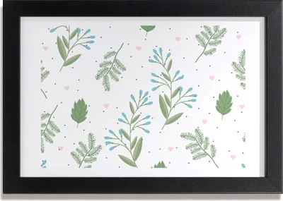 Produktbild von Bild 30x20 MDF-Rahmen, Wandkunst Blätter