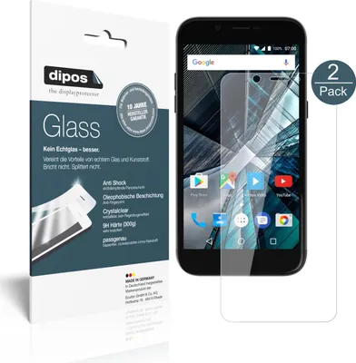 Produktbild von NBR 2x dipos Glass klar Archos 55 Graphite
