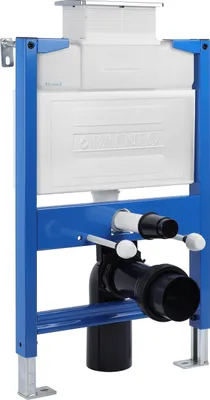 Produktbild von Balneo WC-Vorwandelement Fix-Frame LOW Montageset Aluminium 51,2x74,5x13 cm