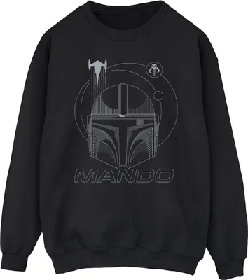 Produktbild von Star Wars - "The Mandalorian" Sweatshirt für Herren BI46690 (XL) (Schwarz)