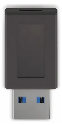 Produktbild von Goobay USB 3.0 SuperSpeed Adapter auf USB-C, schwarz, USB C, USB A, Schwarz