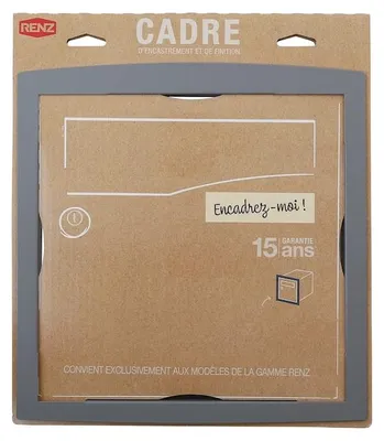 Image de Kit de fixation - H.34 x l.32 x P.4 cm - gris